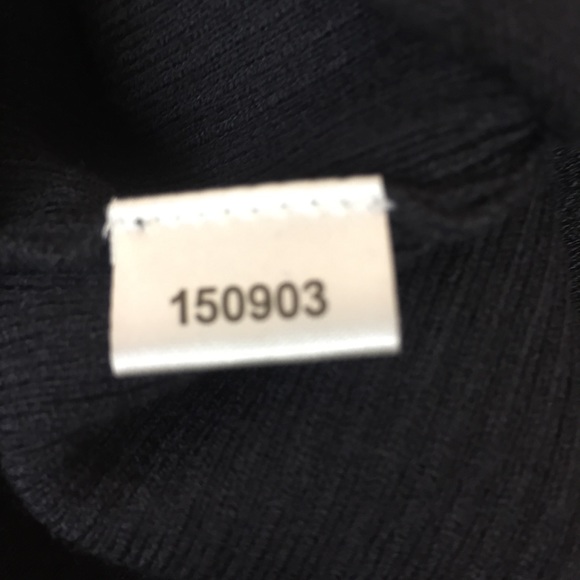 Ann Taylor black cardigan with ribbon tie - Picture 4 of 5